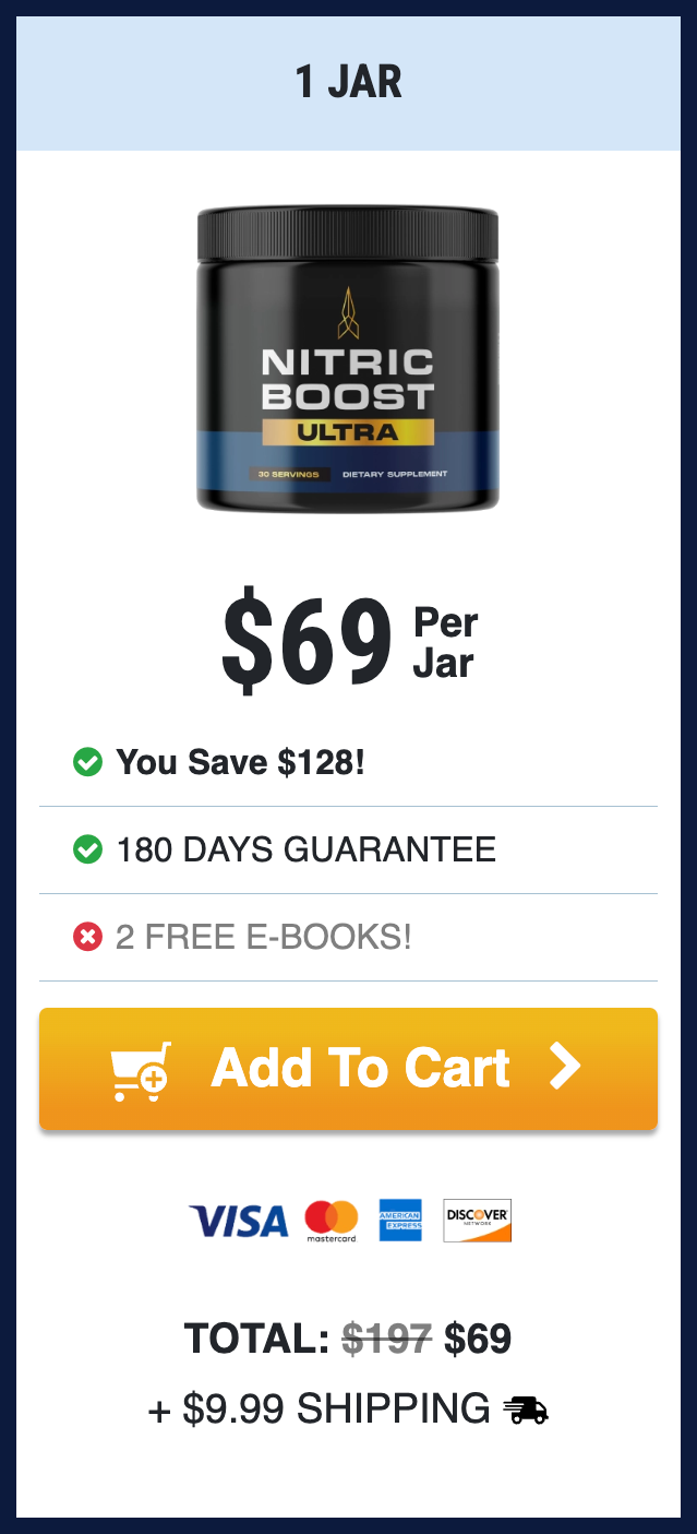 Nitric Boost Buy 1 Bottle