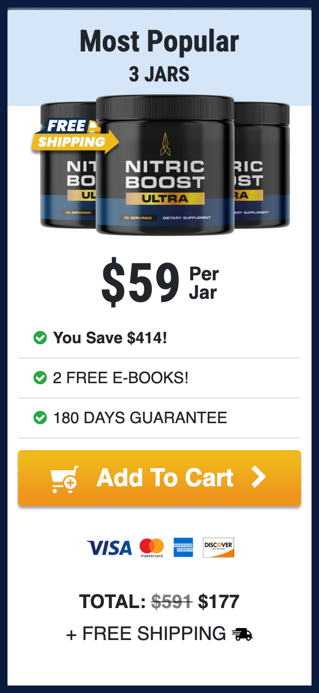 Nitric Boost Buy 3 Bottles
